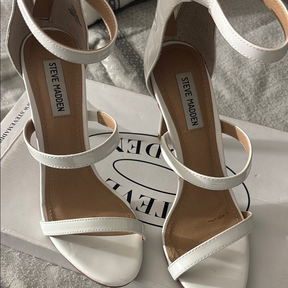 Steve Madden White Women's Heels
